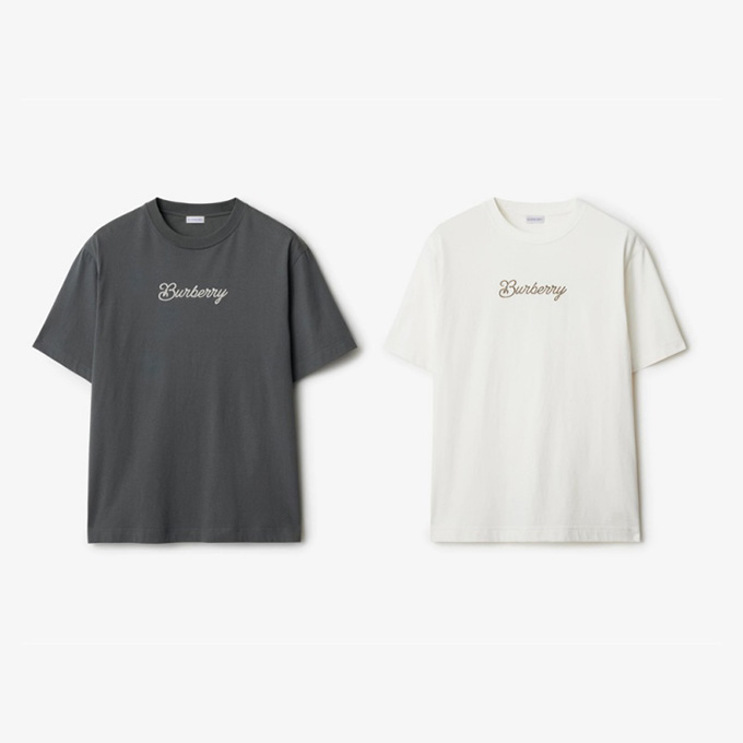 burberry surfing ekd print cotton t-shirt